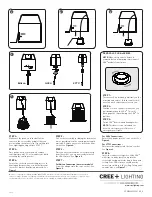 Предварительный просмотр 2 страницы CREE LIGHTING LR4 Series Installation Instructions