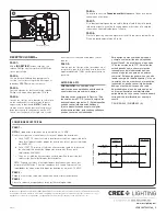 Preview for 4 page of CREE LIGHTING RUL-B Series Installation Instructions Manual