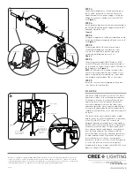 Preview for 2 page of CREE LIGHTING SmartCast CSC-CPS-120V Installation Instructions