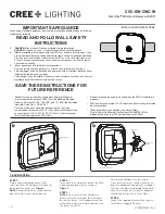 Preview for 1 page of CREE LIGHTING SmartCast CSC-GW-CWC-W Manual