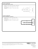 Preview for 3 page of CREE LIGHTING THE EDGE ARE-EDG-DA Installation Instructions Manual