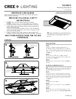 Предварительный просмотр 1 страницы CREE LIGHTING THE EDGE XPS Transportation Series Installation Instructions