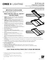 Предварительный просмотр 1 страницы CREE LIGHTING ZR-MT Series Installation Instructions