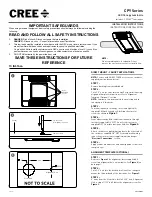 Предварительный просмотр 1 страницы Cree CPY Series Installation Instructions