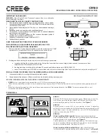 Preview for 1 page of Cree CR150-650L Installation Instructions