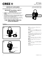 Предварительный просмотр 1 страницы Cree DPT Series Installation Instructions