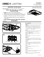 Preview for 1 page of Cree Edge Series Installation Instructions