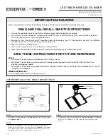 Cree ESSENTIA AE Series Installation Instructions preview