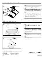 Preview for 2 page of Cree ESSENTIA AE Series Installation Instructions