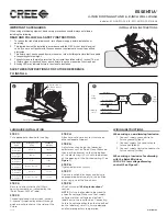 Cree ESSENTIA ESA-ADR-414 Installation Instructions preview