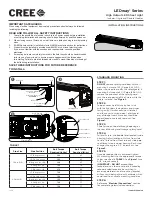 Cree LEDway Series Installation Instructions preview