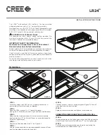 Preview for 1 page of Cree LR24 Series Installation Instructions