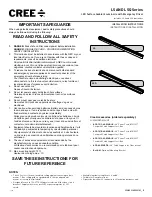 Cree LS Series Installation Instructions предпросмотр