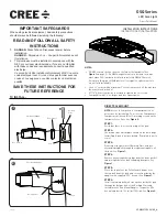 Cree OSQ Series Installation Instructions Manual preview