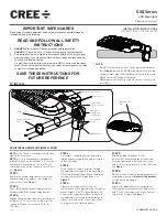 Preview for 4 page of Cree OSQ Series Installation Instructions Manual