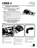 Cree RSWL Installation Instructions preview