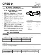 Cree TDS Series Installation Instructions preview