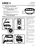 Предварительный просмотр 1 страницы Cree VG Series Installation Instructions