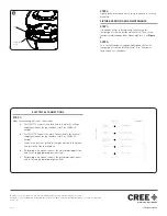 Предварительный просмотр 2 страницы Cree VG Series Installation Instructions