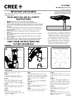 Cree XAK Series Installation Instructions preview