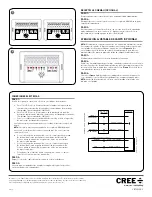 Предварительный просмотр 4 страницы Cree XSP Series Installation Instructions