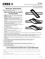 Cree ZR Series Installation Instructions preview