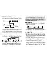 Preview for 2 page of Creek Audio A43 Operating Instructions