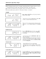 Предварительный просмотр 6 страницы Creek Audio CD50 mk2 Instruction Manual