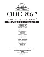 Creek Company ODC 816 Assembly Instructions preview