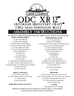 Creek Company ODC XR 12 Assembly Instructions Manual preview