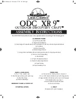 Creek Company ODC XR 9 Assembly Instructions Manual preview