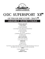 Creek Company OUTDOOR DISCOVERY CRAFT ODC SUPERSPORT XR Assembly Instructions preview