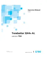 Preview for 1 page of Creo Trendsetter 3244+ AL Operator'S Manual