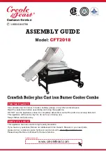 Preview for 1 page of CREOLE FEAST CFT2018 Assembly Manual