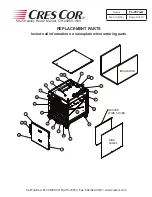 Предварительный просмотр 9 страницы Cres Cor 1000-CH-SS-SPLIT-D Installation, Operation And Maintenance Manual