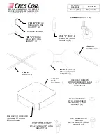 Предварительный просмотр 2 страницы Cres Cor 501DKD Assembly Instructions