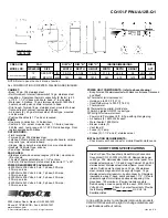 Предварительный просмотр 2 страницы Cres Cor AQUATEMP CO151FPWUA12B-Q1 Specifications