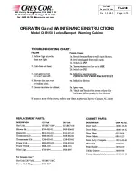 Preview for 3 page of Cres Cor Banquet Warming Cabinet CCB150 Series Operating And Maintenance Instructions