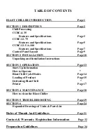 Предварительный просмотр 2 страницы Cres Cor CCBC-12-75 Installation, Operation & Service Manual