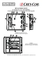 Preview for 10 page of Cres Cor CO-151-HW-UA-6B Installation, Operation And Maintenance Manual