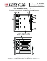 Preview for 9 page of Cres Cor CO151F1818 Installation, Operation And Maintenance Manual