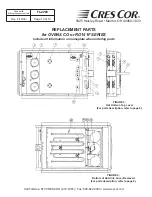 Preview for 10 page of Cres Cor CO151F1818B-Q1 Installation, Operation And Maintenance Manual