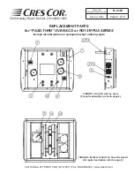 Preview for 11 page of Cres Cor CO151F1818B-Q1 Installation, Operation And Maintenance Manual