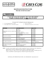 Preview for 6 page of Cres Cor CO151H189B Installation, Operation And Maintenance Manual