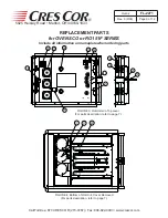 Preview for 9 page of Cres Cor CO151H189B Installation, Operation And Maintenance Manual