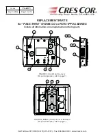 Preview for 10 page of Cres Cor CO151H189B Installation, Operation And Maintenance Manual