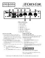 Preview for 4 page of Cres Cor CO151XWUA5B Installation, Operation And Maintenance Manual