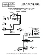 Предварительный просмотр 2 страницы Cres Cor CSH-122-10 Series Operating And Maintenance Instructions