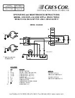 Preview for 4 page of Cres Cor H-339-127-LJ Operating And Maintenance Instructions