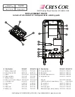 Предварительный просмотр 8 страницы Cres Cor KC-UA-11 Operating And Maintenance Instructions Manual